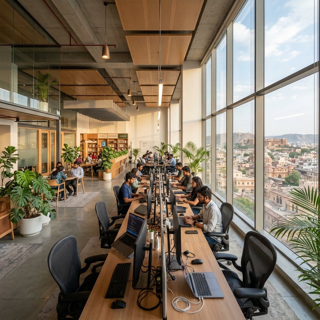 Modern Jaipur corporate workspace